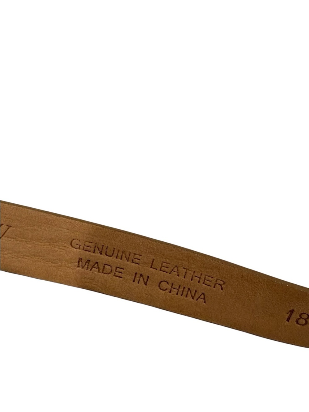 J. Crew - Skinny Belt, Patent Leather. Size Small. Nude / Tan - Picture 4 of 11